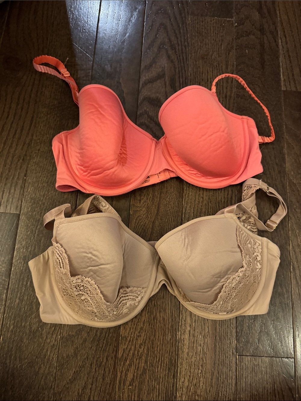 ThirdLove Bras - Coral and Nude